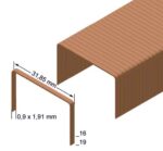 Καρφωτικό για τη συρραφή χάρτινων κιβωτίων με φαρδύ συνδετήρα KTVH-R19D PREBENA