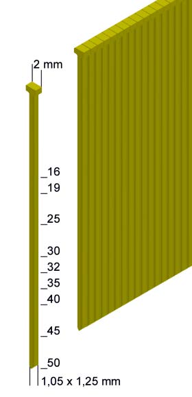 Καρφωτικό για βελονάκι με μικρό κεφάλι (“DIY” Ερασιτεχνική χρήση) 2XR-J50 PREBENA