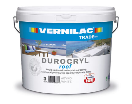 Ελαστομερές στεγανωτικό ταρατσών ακρυλικής βάσης Durocryl roof