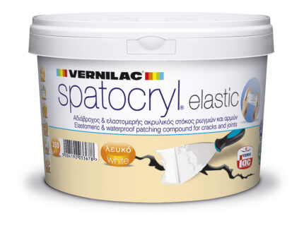 Αδιάβροχος & ελαστομερής ακρυλικός στόκος ρωγμών & αρμών Spatocryl elastic