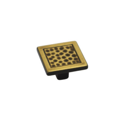 Πόμολο 30x30mm Μπρονζέ