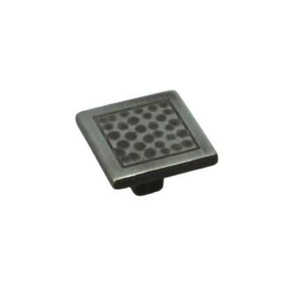 Πόμολο 30x30mm Οξειδωμένο Μαύρο