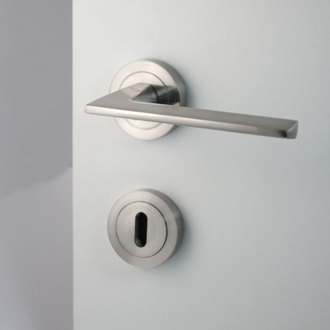 11100614 Χερούλι ροζέτα νίκελ ματ 0067