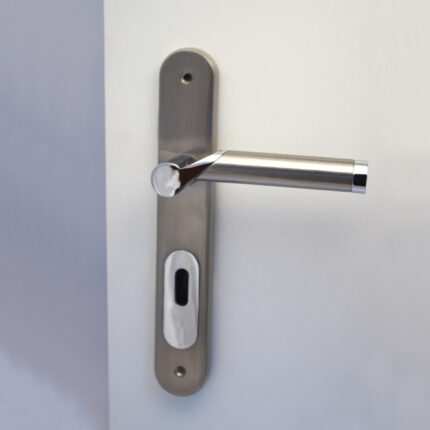 Χερούλι πλάκα νίκελ ματ 7590mm Z64Z10