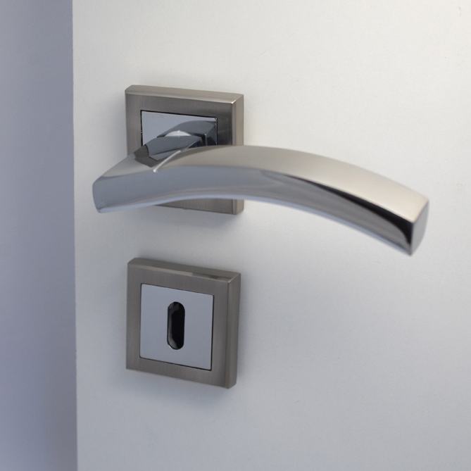 11100701 Χερούλι ροζέτα νίκελ ματ 0210