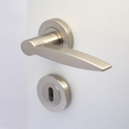 Χερούλι ζεύγος ροζέτα νίκελ σατινέ Pier