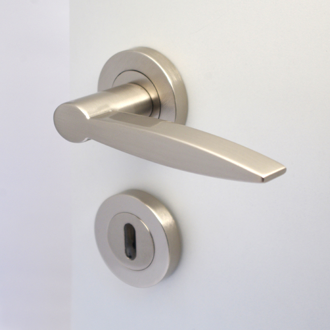 11100719 Χερούλι ζεύγος ροζέτα νίκελ σατινέ Pier