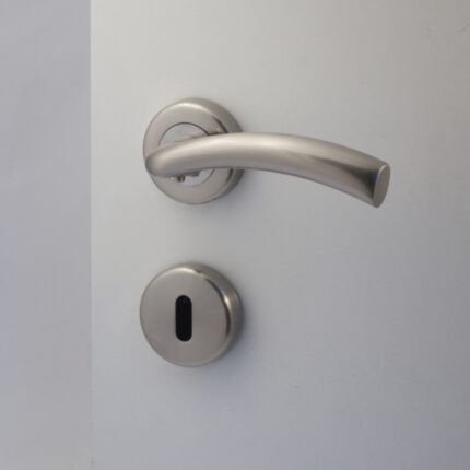 Χερούλι ροζέτα σατινέ νίκελ 0047