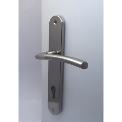 Χερούλι πλάκα φιξ 0030 85mm νίκελ ματ