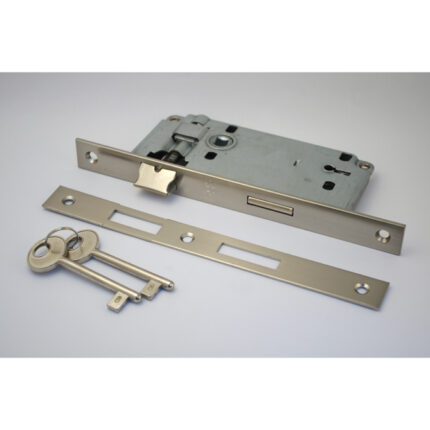 Κλειδαριά MGS εσωτερικής πόρτας τετράγωνη νίκελ 4575