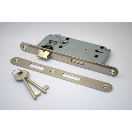 Κλειδαριά MGS εσωτερικής πόρτας οβάλ νίκελ 4575