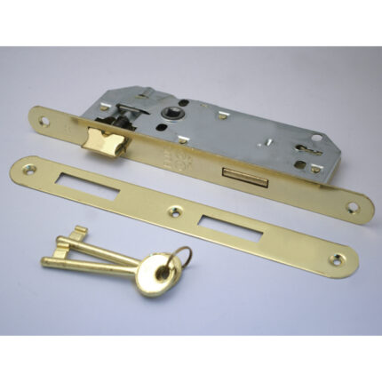 Κλειδαριά PlusAG εσωτερικής πόρτας οβάλ χρυσή 4090