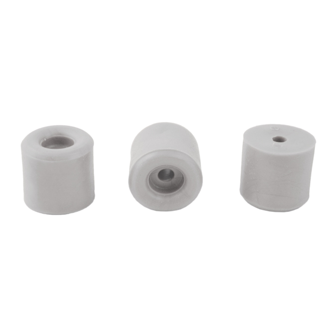 11250487-2 Στοπ πόρτας βιδωτό ελαστικό λευκό 34mm