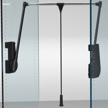 AMBOS Μηχανισμός Ασανσέρ ρούχων ντουλάπας μαύρος 75-115mm Νο 700 15kg