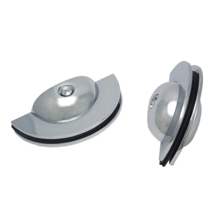 Βάση τζαμιού ημικυκλική 8-12mm