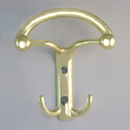 Κρεμάστρα οβάλ χρυσή μεγάλη