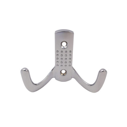 Κρεμάστρα χρωμίου 2 θέσεων πλακε