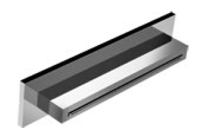 Επίτοιχος καταρράκτης από ανοξείδωτο ατσάλι XL- WATERFALL SHOWER HEAD