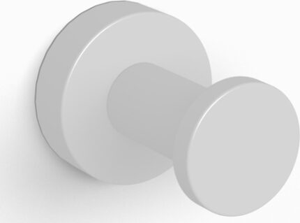 Άγκιστρο μονό 4 εκ. White matt 21108-31A-300