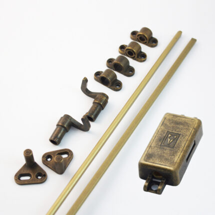 Κλειδαριά σπανιολέτα μπρονζέ απλό κλειδί αριστερή