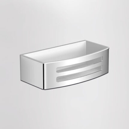 Σπογγοθήκη - Μπουκαλοθήκη με λευκή αφαιρούμενη θήκη 21,95 x 11,2 x 6,7 εκ. Chrome 2775560