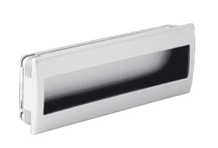 Χούφτα πλαστική νίκελ ματ 130x47mm