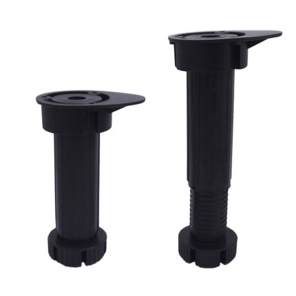 Πόδι με ρέγουλα μαύρο φαρδύ Υ:130-150mm