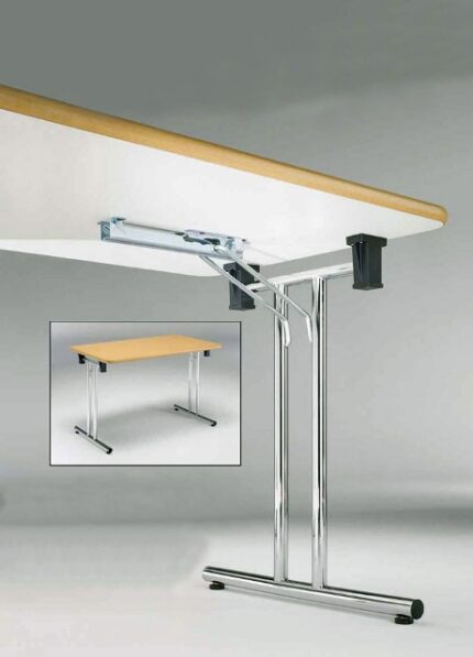 Πόδι ανακλινόμενο ίσιο πάτημα 71cm χρωμίου