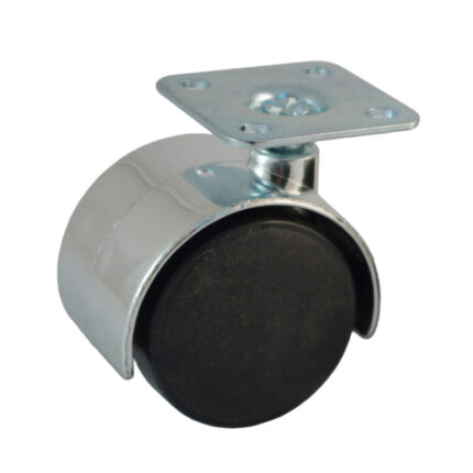 Ρόδα Φ40 + πλάκα νίκελ