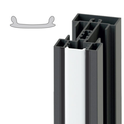 Καπάκι pvc διάχυσης για φωτισμό led 100m