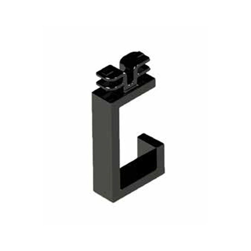 413-mlkt02nr CLIP LINEA VOLPATO ΓΑΝΤΖΟΣ ΜΑΥΡΟ