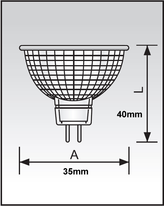 45224 ΛΑΜΠΑΚΙ 50W ΓΙΑ ΣΠΟΤ ΔΑΧΤΥΛΙΔΙ 220V