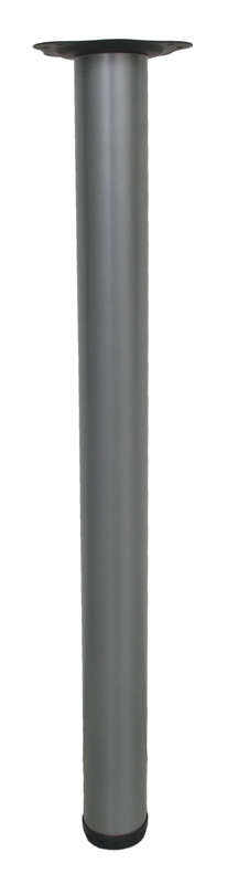 Πόδια τραπεζιού Φ60x710mm ασημί (Σετ 4 τεμ.)