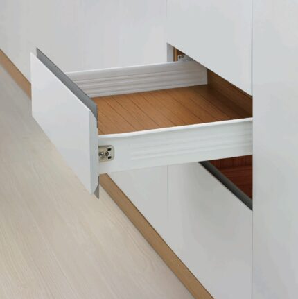 Οδηγός πλαινος 500mm U 86mm silver