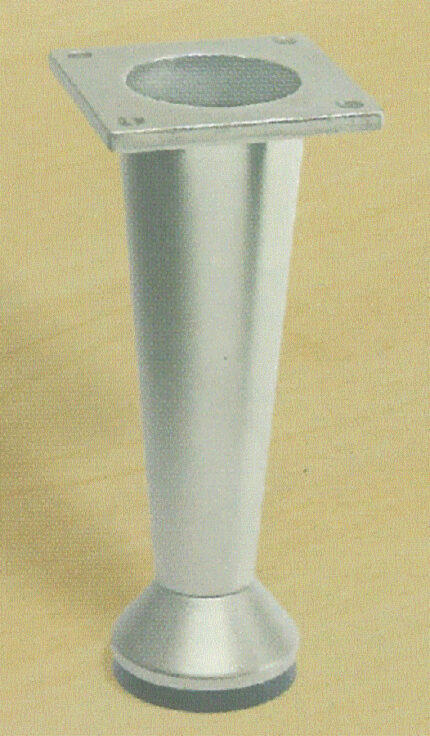 Πόδι κωνικό 100mm με ρέγουλα αλουμινίου