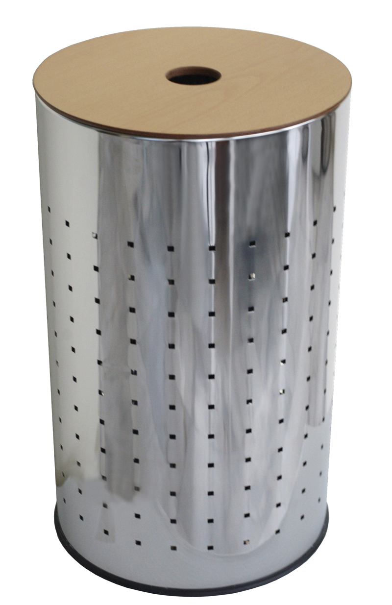 46245 ΚΑΛΑΘΙ ΜΠΑΝΙΟΥ 55L ΜΕ ΞΥΛΙΝΟ ΚΑΠΑΚΙ