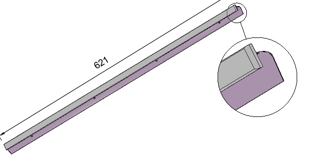 46382 ΕΝΩΤΙΚΟ ΠΑΓΚΟΥ Ν.106 63CM ΚΑΦΕ ΤΑΦ 4ΑΡΙ