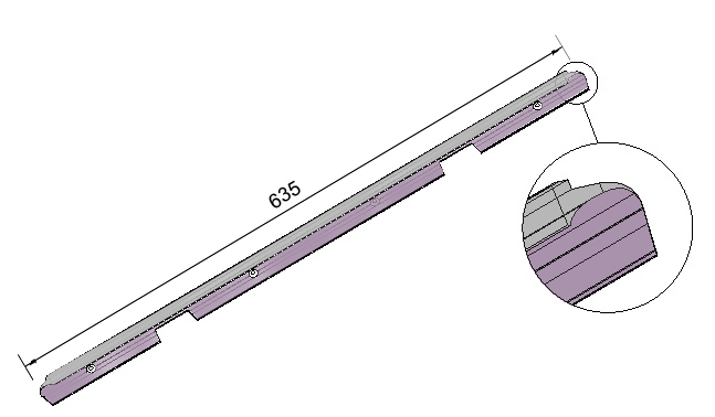 46385 ΕΝΩΤΙΚΟ ΠΑΓΚΟΥ Ν.101 63CM ΚΑΦΕ ΚΟΥΡΒΑ 3ΑΡΙ
