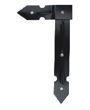 Γωνία σύνδεσης μικρή μαύρη 158X270Χ40mm