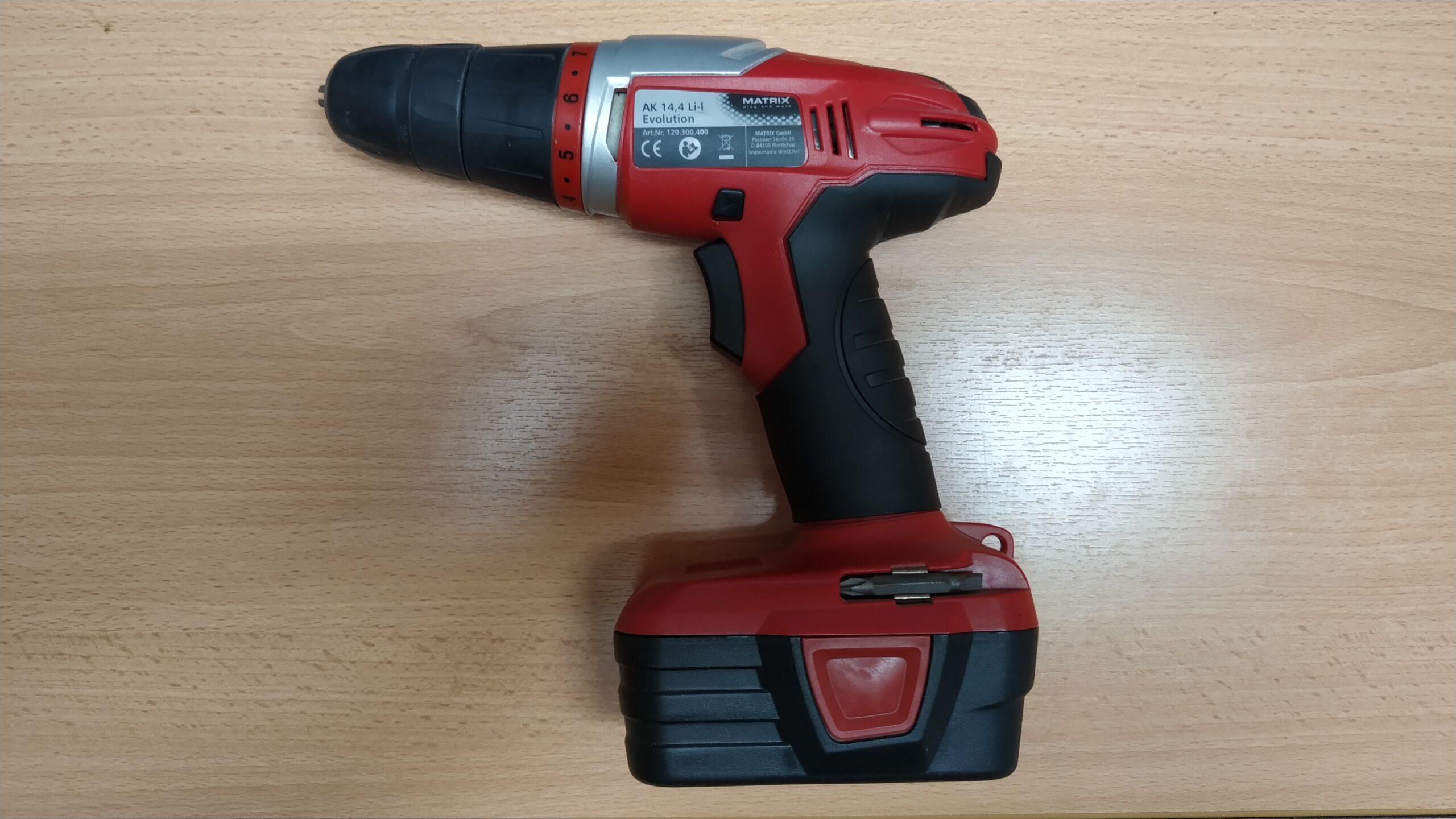 Δράπανο μπαταρίας MATRIX AK14,4