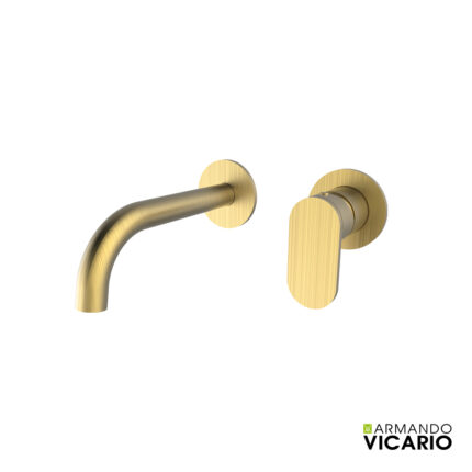 Μπαταρία νιπτήρος Slim 500045 brushed gold