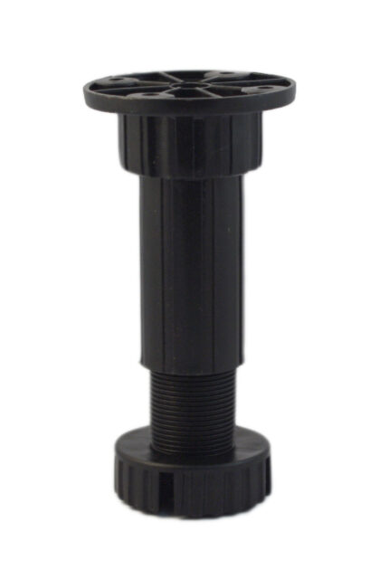 Πόδι κουζίνας ψιλο πασο μαύρο 70mm