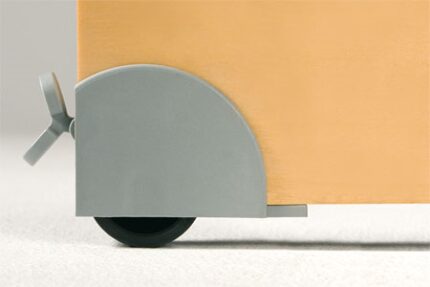 ΡΟΔΑ ΕΠΙΠΛΩΝ SLIDE 25mm ΜΕ ΦΡΕΝΟ ΔΕΞΙΑ DX 50KG