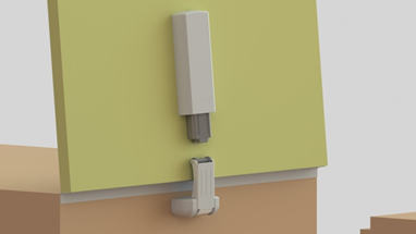 Αμορτισέρ πόρτας πάγκου με σύστημα υποβοήθησης ανύψωσης