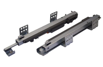 Οδηγός συρταριου κρυφός 80% 400mm με φρένο (t01)