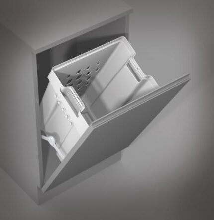 ΚΑΛΑΘΙ ΡΟΥΧΩΝ 50lt ΛΕΥΚΟ ΑΝΑΚΝΟ Κ45 W400xH504xD307mm