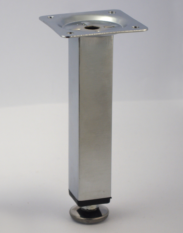 62617 Πόδι τετράγωνο 25Χ25 Υ150mm χρωμίου