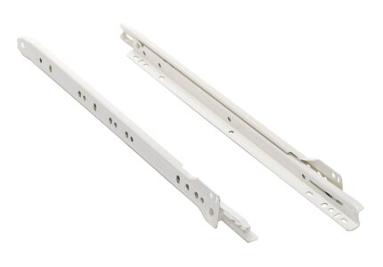 Οδηγός συρταριού 400mm λευκος dtc 1.2mm