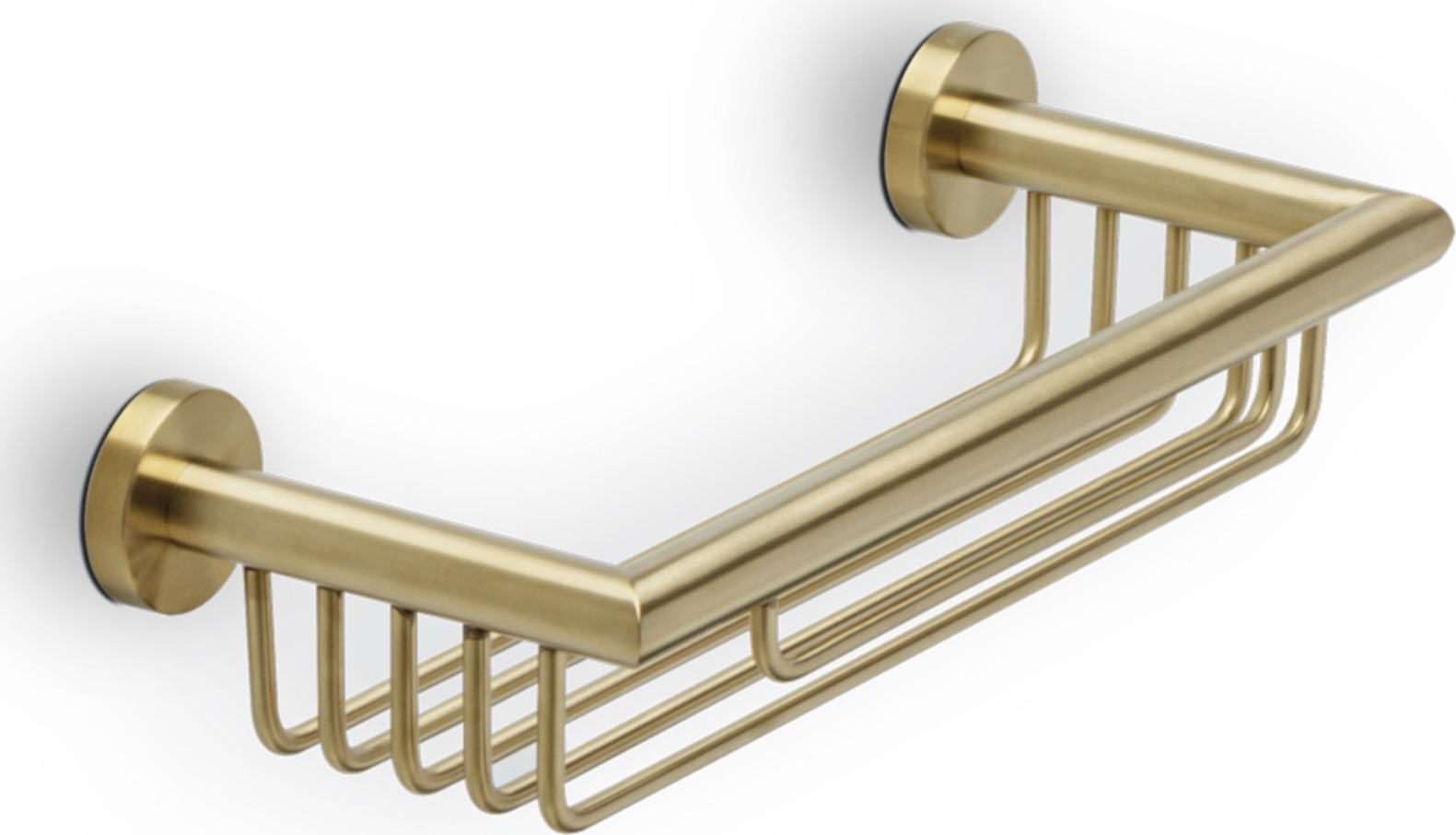 6514-201 Σπογγοθήκη - Μπουκαλοθήκη 34,8 x 13 x 8,1 εκ. Gold Brushed 6514-201