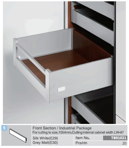 ΜΕΤΟΠΗ ΓΚΡΙ ΜΑΤ 1100mm ΕΣΩΤ. ΣΥΡΤΑΡΙ ΓΙΑ HB03(178mmΥ)